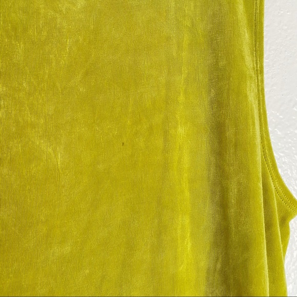 VINTAGE Chico’s Lime Green Tank - Picture 7 of 8